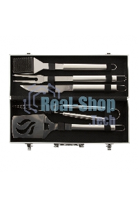 Набор приборов для барбекю 5шт в алюм.кейсе Camping Palisad