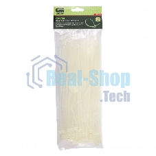 Хомуты Сибртех, 250 х 4,8 мм, пластиковые, белые, 100 шт. 45535