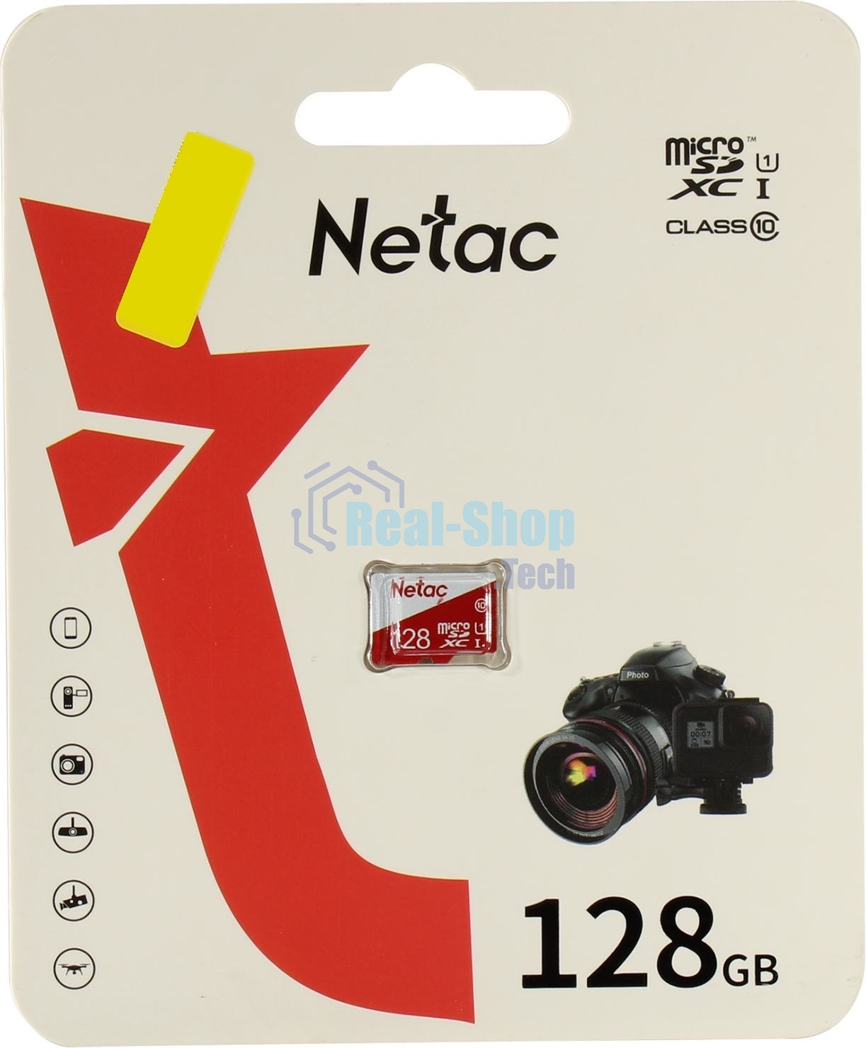 Флеш карта microSDHC 128Gb Netac P500 ECO NT02P500ECO-128G-S (без SD адаптера)
