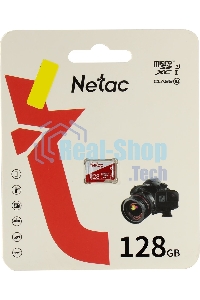 Флеш карта microSDHC 128Gb Netac P500 ECO NT02P500ECO-128G-S (без SD адаптера)