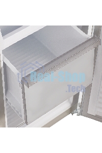 Холодильник Maunfeld MFF183NFWE белый трехкамерный инвертор 270/135л морозилка снизу, Total NoFrost, Side by Side