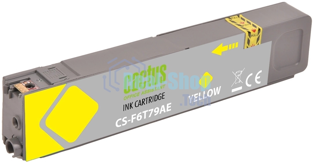 Картридж струйный Cactus CS-F6T79AE (913A) желтый (55 мл) для HP PW 352dw/377dw/Pro 477dw/452dw