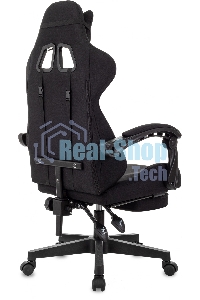 Кресло игровое Zombie Shadow черный Neo Black с подголов. крестов. пластик подст. для ног пластик черный
