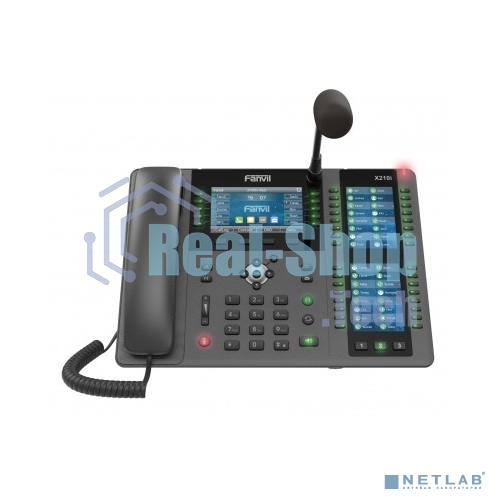 Телефон IP Fanvil X210i IP телефон 20 линий, внешний микрофон, цветной экран 4.3
