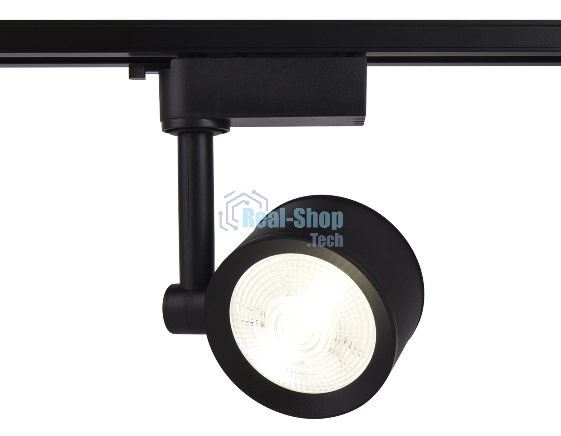 Трековый однофазный светодиодный светильник Ambrella light GL6392 BK черный LED 12W 4200K 24°