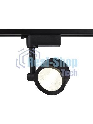Трековый однофазный светодиодный светильник Ambrella light GL6392 BK черный LED 12W 4200K 24°