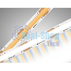 Светодиодная лента Ambrella light GS4901 COB 608Led/ 12W m/ 24V IP20 CCT 3000-6500K/ 5m*8mm*2.2mm (3 конт.)