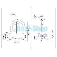 Люстра Ambrella light LH53355/9 GD/CL/WH золото/прозрачный/белый G9*9 max 40W D850*890