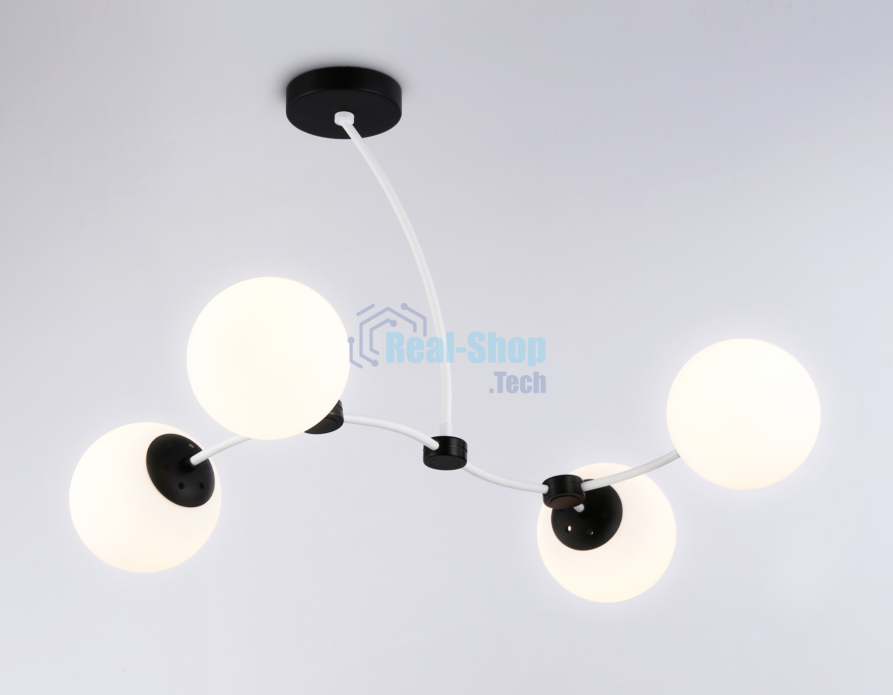 Светитльник Ambrella Light TR2542/4 WH/BK белый/черный E27/4 max 60W 700*450*450