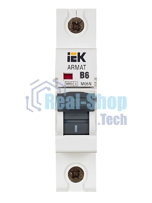 Выключатель автоматический 1п B 6А M06N ARMAT IEK AR-M06N-1-B006