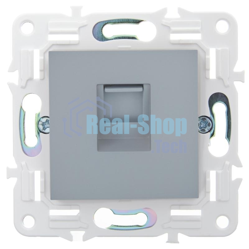 SKANDY Розетка компьютерная RJ45 кат.5E SK-K01Gr серый