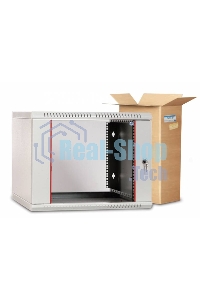 Шкаф телекоммуникационный настенный разборный ЭКОНОМ 12U (600 × 520) дверь стекло