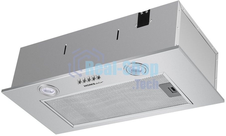 Вытяжка встраиваемая HOMSair Camelia Power 60 нержавеющая сталь, 60 см, 850 куб. м/ч, 52 дБ