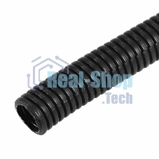 Труба автомобильная гофрированная ПП, Ø12,7 мм, разрезная, бухта 50 м/уп.