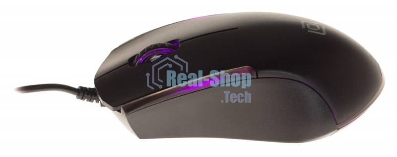 Мышь проводная Oklick 245M черный, 1000 dpi, USB, кнопки - 3