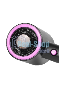 Фен для волос Galaxy Line GL 4346, черный, 1400 Вт, 2 скорости потока воздуха, функция 