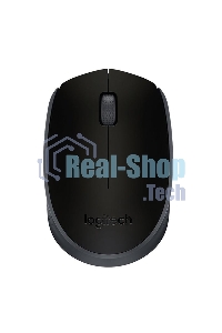 Мышь беспроводная Logitech M171 черный/серый, 1000 dpi, радиоканал, USB, кнопки - 3