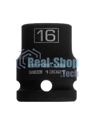 Головка ударная шестигранная Stels 16 мм, 1/2