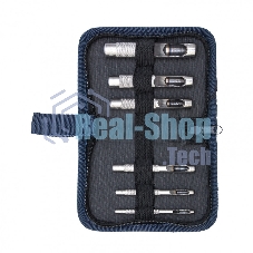 Набор пробойников для кожи Сибртех 3, 4, 6, 8, 10, 12,5 мм, 6 шт, чехол