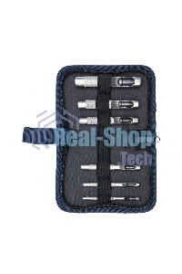 Набор пробойников для кожи Сибртех 3, 4, 6, 8, 10, 12,5 мм, 6 шт, чехол