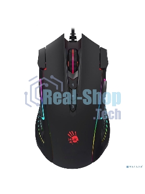 Мышь проводная A4Tech Bloody J90s черный, 8000 dpi, USB, кнопки - 12
