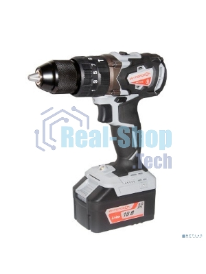 Дрель-шуруповерт ИНТЕРСКОЛ ДАУ-13/18В, 18 В, 4 Ач, 60 Нм, бесщеточный, ударный