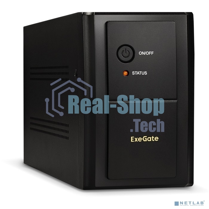 Источник бесперебойного питания ExeGate SpecialPro UNB-1500.LED.AVR.C13.RJ 1500VA/950W, LED, AVR, 6*IEC-C13, RJ45/11, черный
