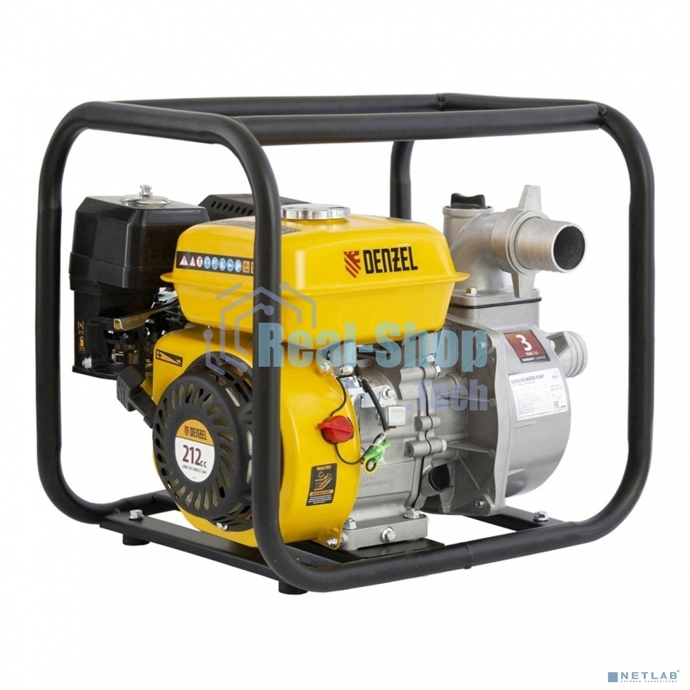Мотопомпа бензиновая Denzel PX-50 для чистой воды, 7 л.с., 2