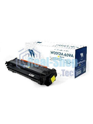 Картридж лазерный NVPrint совместимый NV-W2012A 659A Yellow для HP Color LJ M856/MFP M776 (13000k)