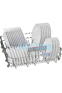 Встраиваемая посудомоечная машина Bosch SPV4HMX65Q, серебристый, 45 см, 10 компл., 45 дБ, класс A+