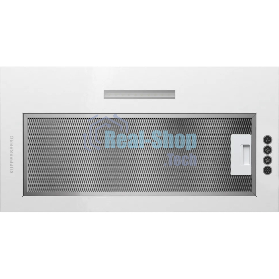 Вытяжка встраиваемая Kuppersberg Intouch 60 W белый, 54 см, 650 куб. м/ч, 41 дБ