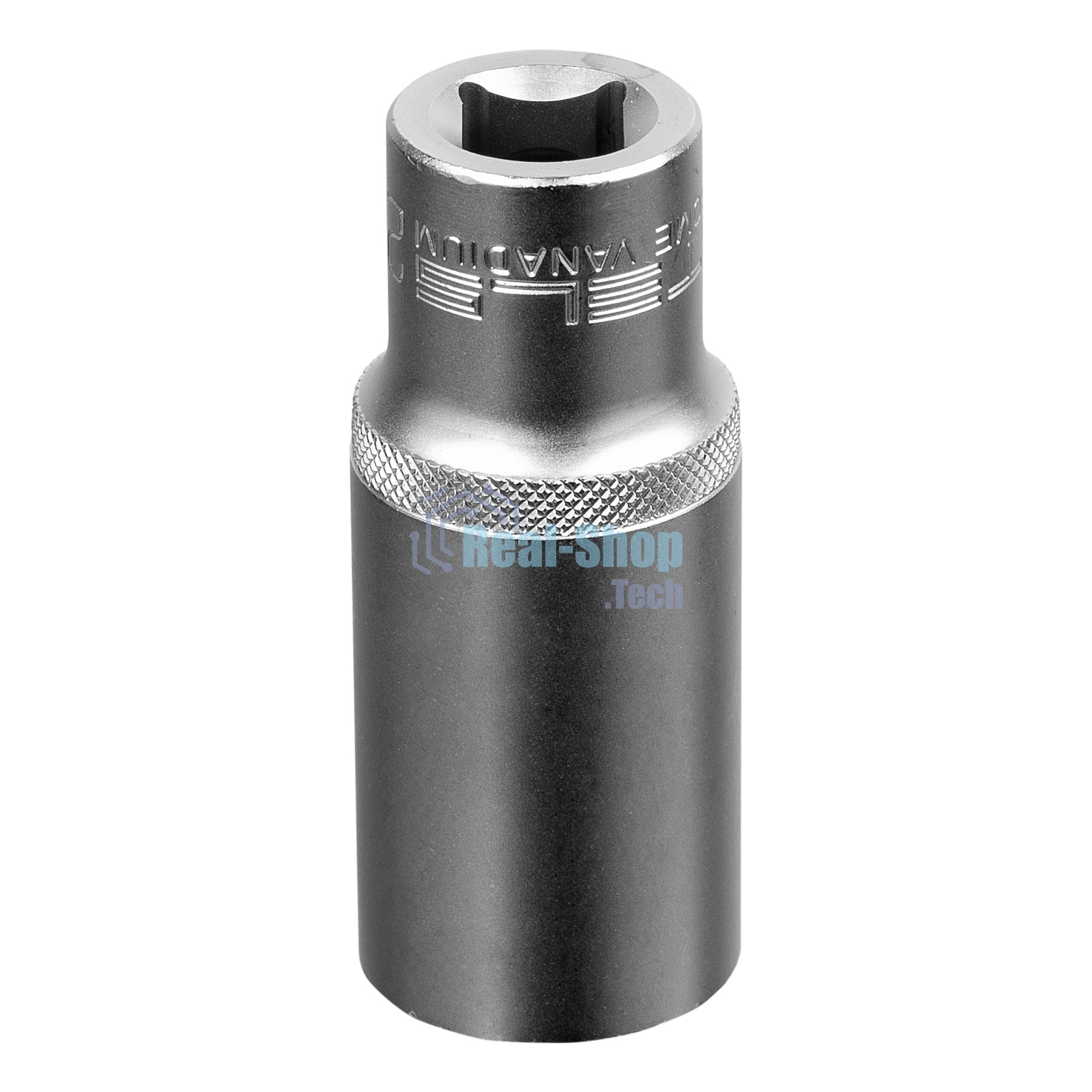 Головка торцевая удлиненная, 24 мм, 6-гранная, CrV, под квадрат 1/2