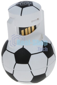Флешка USB Smartbuy Wild FB (SB16GbFB), 16Gb, USB 2.0, R/W 15/5, белый/черный Футбольный Мяч