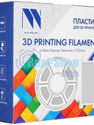Филамент NVPrint TPU Blue для 3D печати диаметр 1.75мм длина 165 метров масса 0,5 кг
