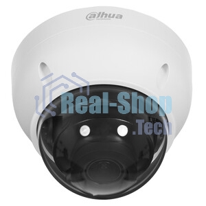 Купольная IP-видеокамера Dahua DH-IPC-HDPW1431R1P-ZS-S4 4Мп, 1/3” CMOS, моторизованный объектив 2.8~12мм, ИК-подсветка до 40м, IP67, корпус: пластик
