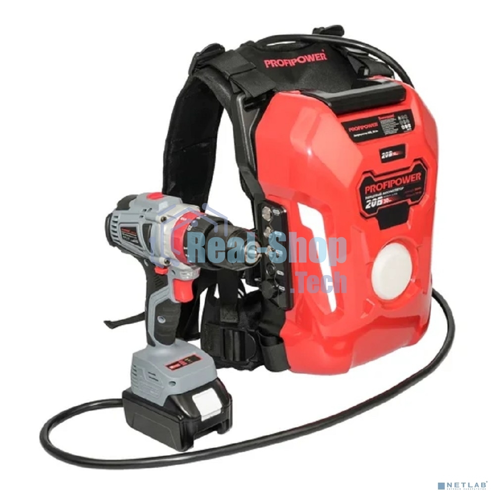 Аккумулятор ранцевый PROFIPOWER T7-01 30Ач (20В,Li-ION,30Ач,600Вт/ч) E0369