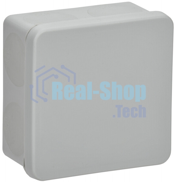 Коробка расп. КМ42435 о/п 80х80х40мм IP67 8 вв. серая IEK