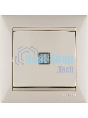 Выключатель Legrand 774310 Valena 10А c подсветкой, сл. кость
