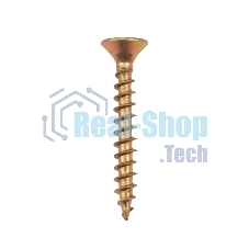 Саморез универсальный Kranz 4х30, желтый цинк, короб (250 шт./уп.)