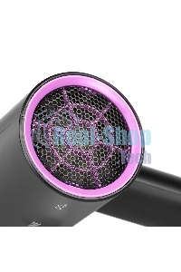 Фен для волос Galaxy Line GL 4346, черный, 1400 Вт, 2 скорости потока воздуха, функция 