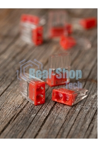 Клемма строительно-монтажная СМК 2273-242 PROxima с пастой 2 отверстия 0.5-2.5 мм.кв. (100 шт)