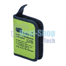 Набор пробойников для кожи Сибртех 3, 4, 6, 8, 10, 12,5 мм, 6 шт, чехол