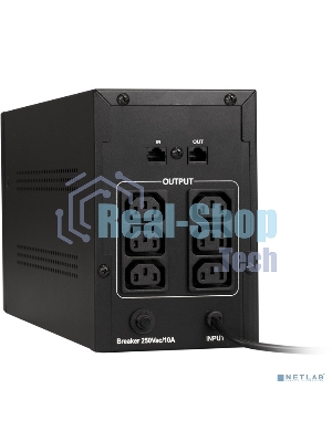 Источник бесперебойного питания ExeGate SpecialPro UNB-1500.LED.AVR.C13.RJ 1500VA/950W, LED, AVR, 6*IEC-C13, RJ45/11, черный