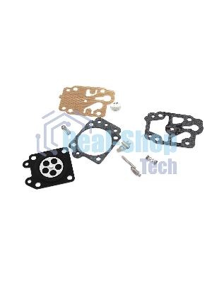 Ремкомплект карбюратора для мотокосы, триммера с металлическими частями 26/33/43/52см3 100908