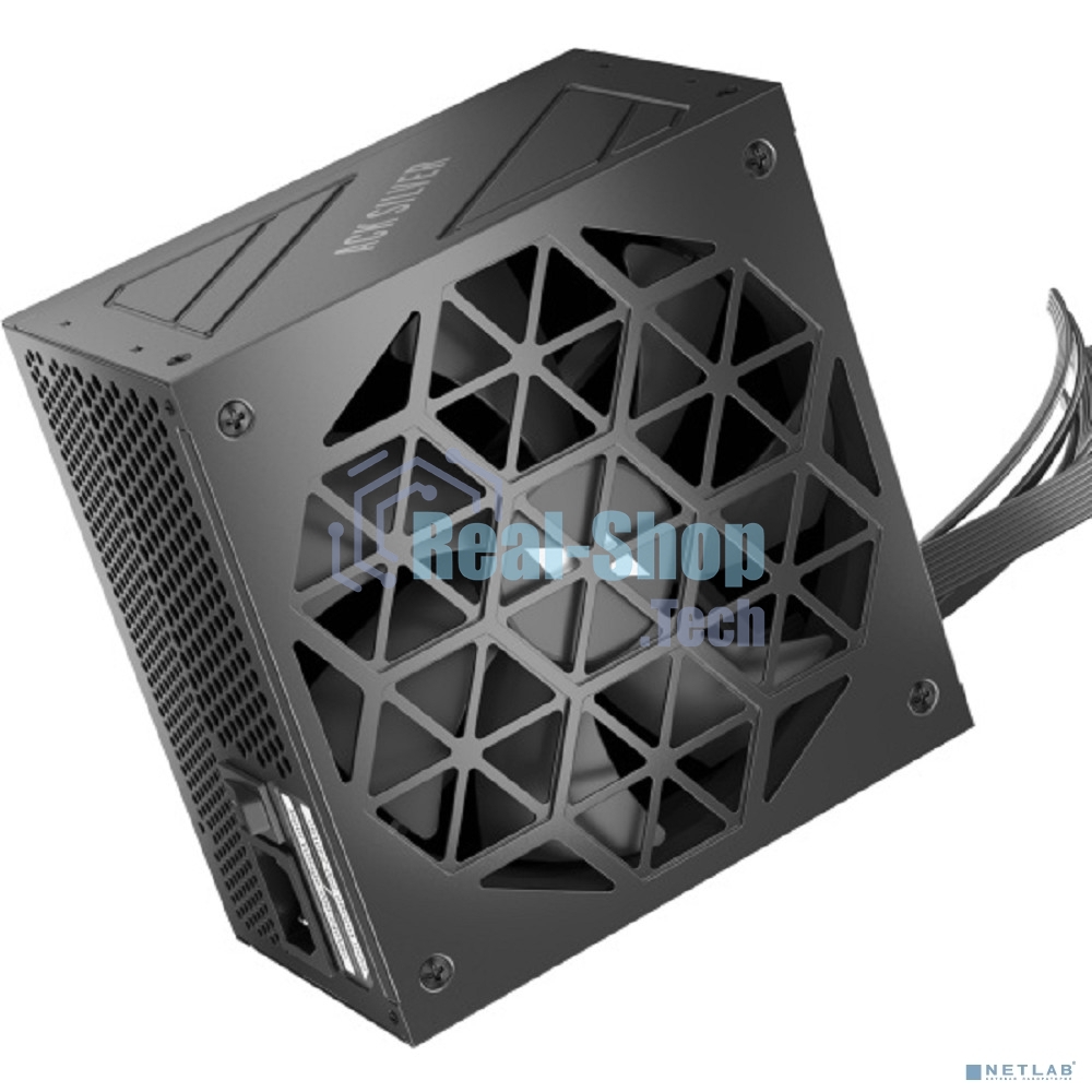 Блок питания 1STPLAYER ACK Silver HA-850BA7-BK, 850Вт, 80 PLUS Silver, 140мм, черный