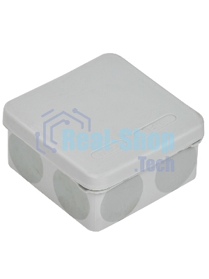 Коробка расп. КМ42435 о/п 80х80х40мм IP67 8 вв. серая IEK