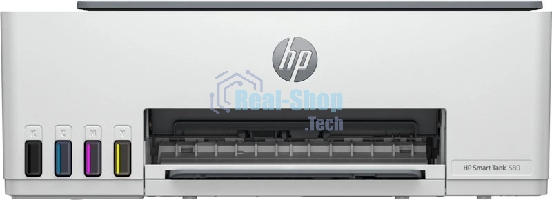 МФУ струйный HP Smart Tank 580 AiO (1F3Y2A), A4, цветной, печ. до 22 стр/мин. (ч/б) до 16 стр/мин. (цвет), 1200 x 1200 dpi, USB, Wi-Fi, Air Print, Mopria
