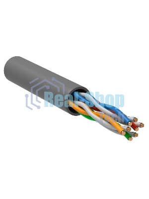 Кабель информационный ITK Generica LC2-C5E04-121 кат.5е U/UTP не экранированный 4X2X24AWG LSZH внутренний 500м серый
