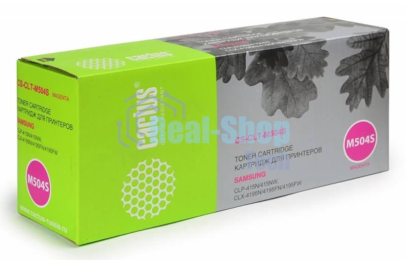 Картридж лазерный Cactus CS-CLT-M504S пурпурный (1800 стр.) для Samsung CLP 415N/CLX 4195FW/4195FN