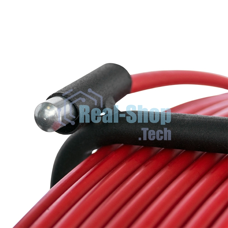 Протяжка кабельная Rexant (УЗК в тележке), стеклопруток d=11,0 мм, 150 м красная